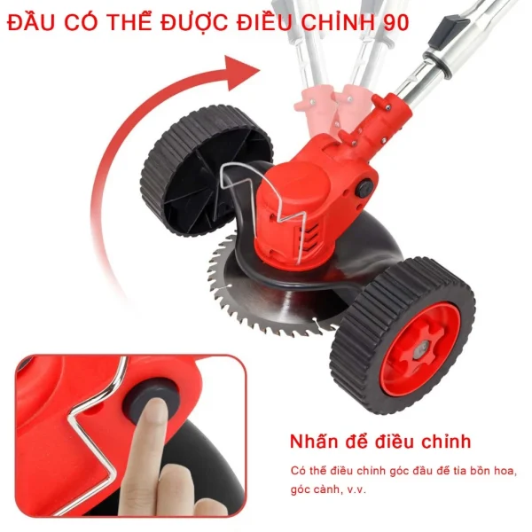 Máy cắt cỏ cầm tay,Máy cắt cỏ pin khủng 18000mah,động cơ mạnh 2200w bảo hành 12 tháng Tiện dụng cho dọn cỏ vườn